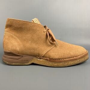 VISVIM Size 9 Sand Textured Leather Lace Up ISDT BOOTS-FOLK